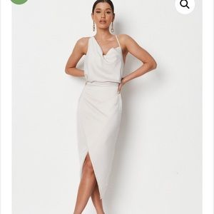 Misguided ivory dress small bridal